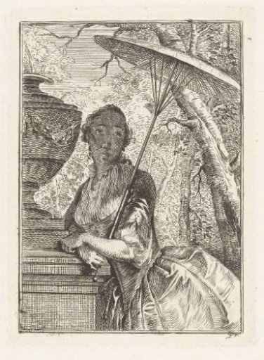 Woman with parasol