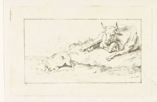 Cow and dog