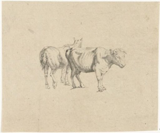 Landscape with Cow and Horse