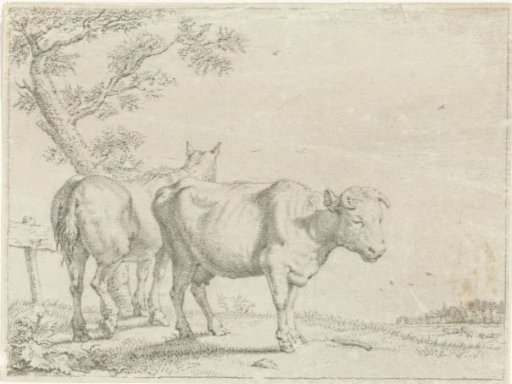 Landscape with Cow and Horse