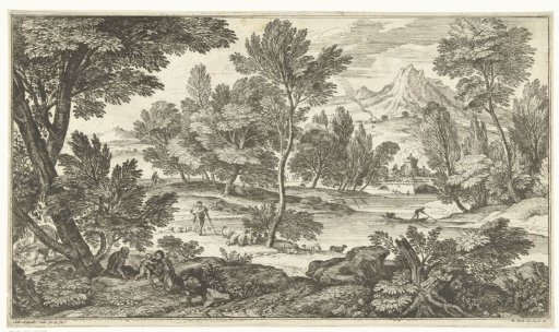 Old man and woman with child in the shade