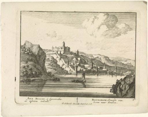 Bacharach on the Rhine with Stahleck Castle