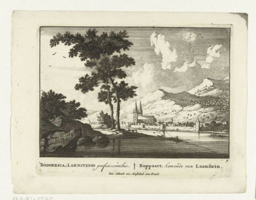 View of Boppard on the Rhine