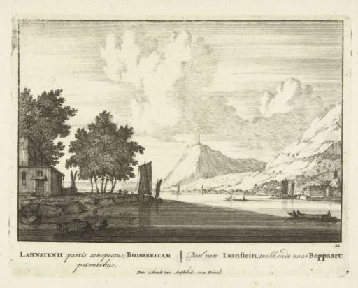 Witch's Tower near Lahnstein on the Rhine