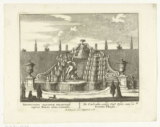 Fountain in the gardens of Het Loo Palace