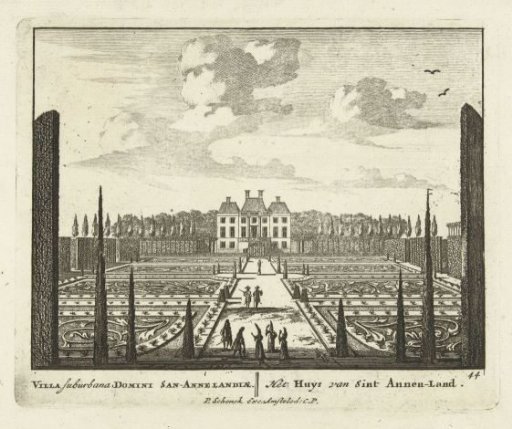View of the country house Clingendael in The Hague