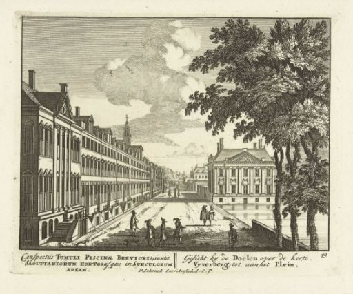View of the Korte Vijverberg with the Mauritshuis