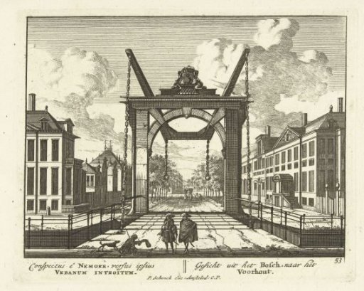 View of the Korte Voorhout in The Hague