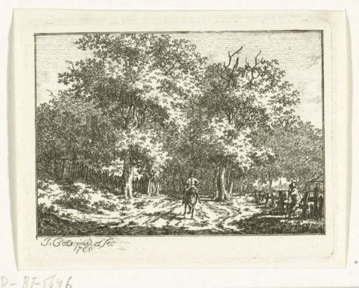 Landscape with a rider