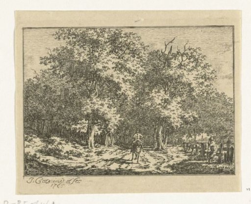 Landscape with a rider
