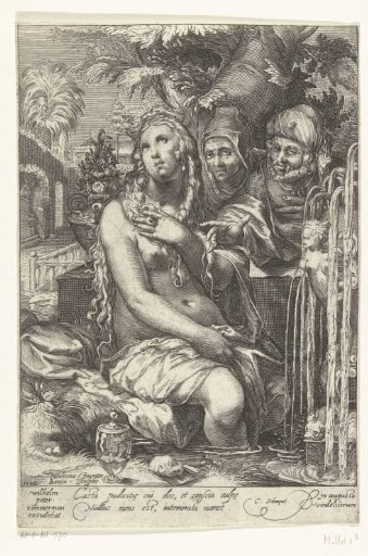Susanna Bathing and Threatened by Two Elders