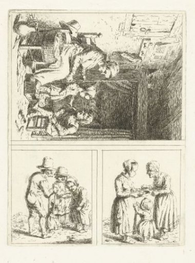 Three scenes of family life