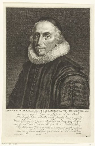 Portrait of Jacobus Johannes Batelier