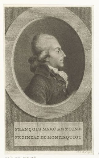 Portrait of François-Xavier-Marc-Antoine de Montesquiou-Fézensac