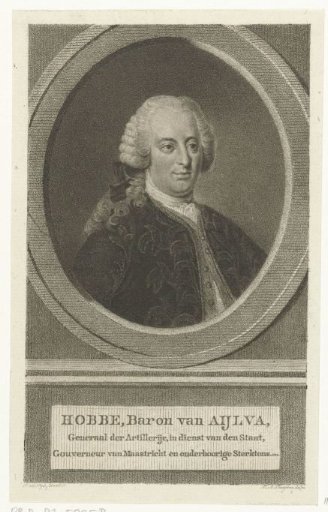 Portrait of Hobbe Baron van Avyla, city commander of Maastricht