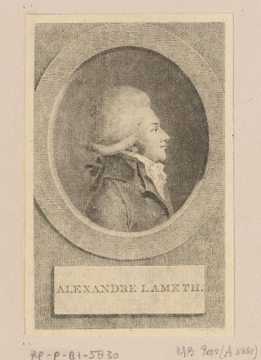 Portrait of Alexandre de Lameth