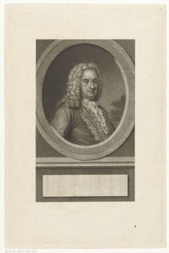 Portrait of Frans van der Meer, Dutch ambassador to Spain