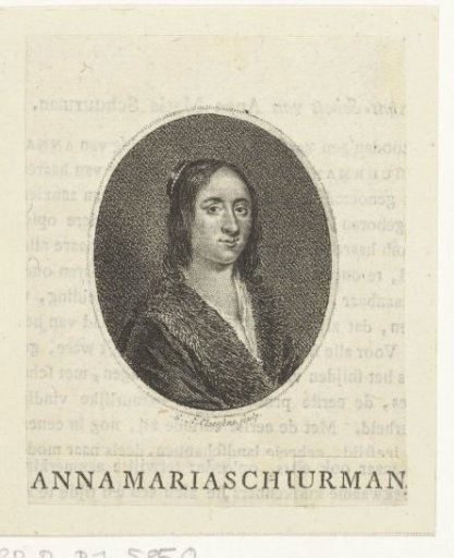 Portrait of Anna Maria van Schurman
