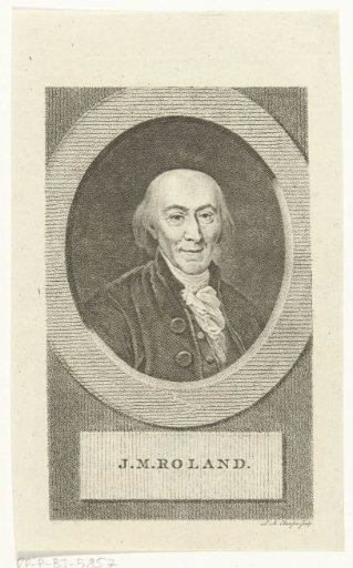 Portrait of Jean-Marie Roland de La Platière