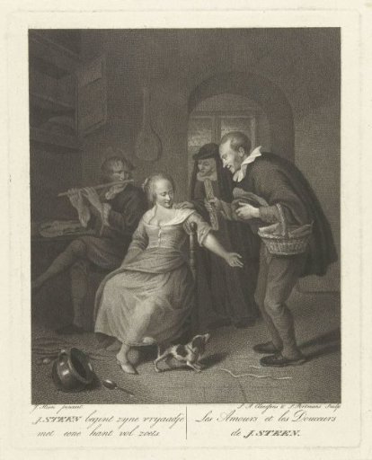 Young Man Offers a Girl a Cake
