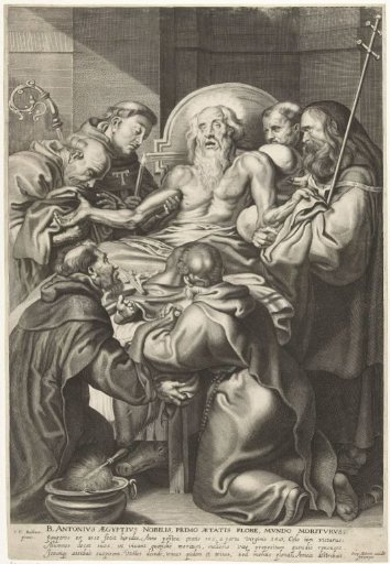 Deathbed of Saint Anthony