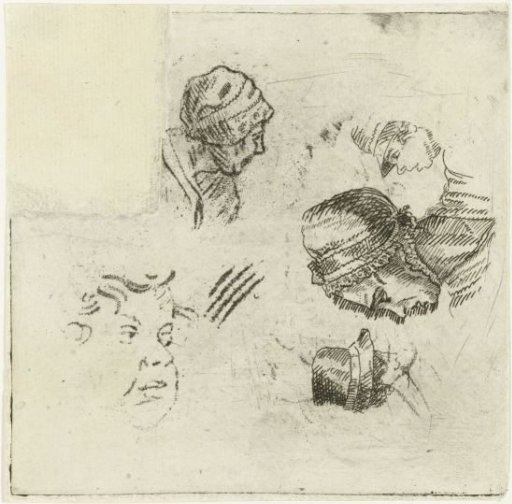 Study Sheet with Five Heads