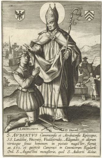 Saint Aubert and Saint Landelinus