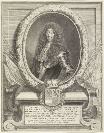 Portrait of Johan Frans Desideratus, Count of Nassau-Siegen
