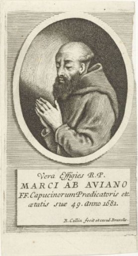 Portrait of Marcus ab Aviano at the age of 49