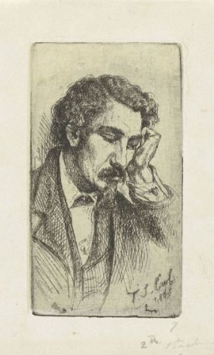 Portrait of the painter Taco Scheltema