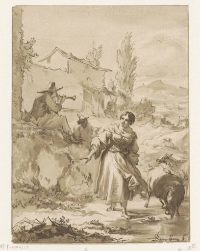 Shepherd with shawm