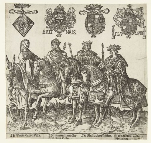 Mary of Burgundy, Maximilian I, Philip the Handsome and Charles V