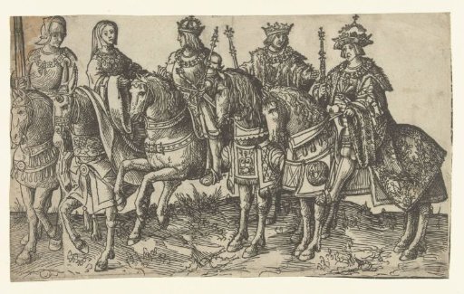 Charles the Bold, Mary of Burgundy, Maximilian I, Philip the Handsome and Charles V