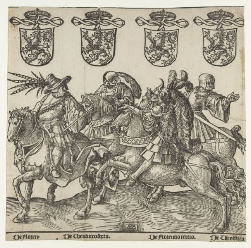 Floris II, Dirk VI, Floris III and Dirk VII