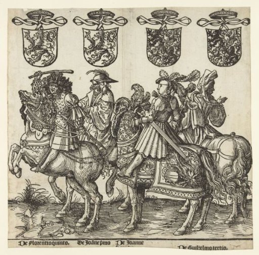 Floris V, John I, John II and William III