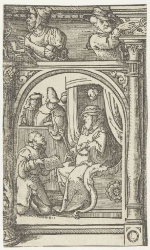 The Envoy of Abner Kneels Before David
