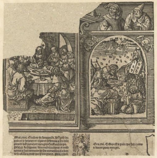 The Last Supper, and the Gathering of the Manna