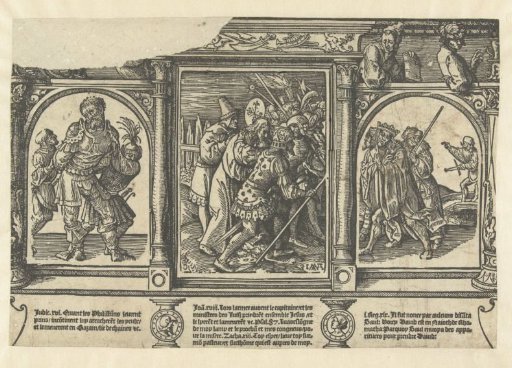 The Arrest of Christ, The Arrest of Samson and The Flight of David