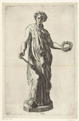 Muse of music (Euterpe?)