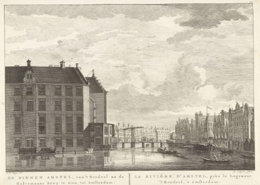 View of the Rondeel and the Half-Moon Bridge, Amsterdam