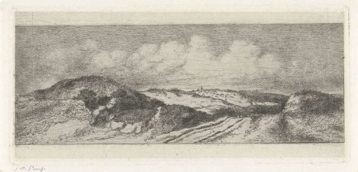 View of Wassenaar from the dunes