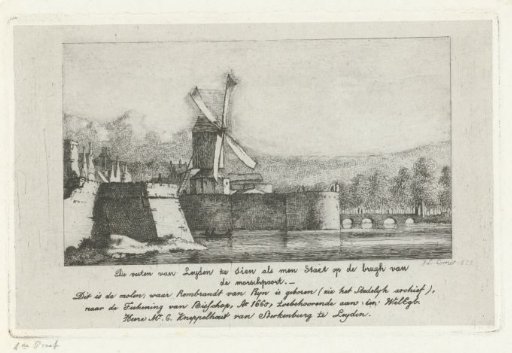 View of the ramparts of Leiden