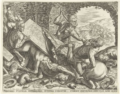 Hercules Prevents the Abduction of Hippodamia by the Centaurs
