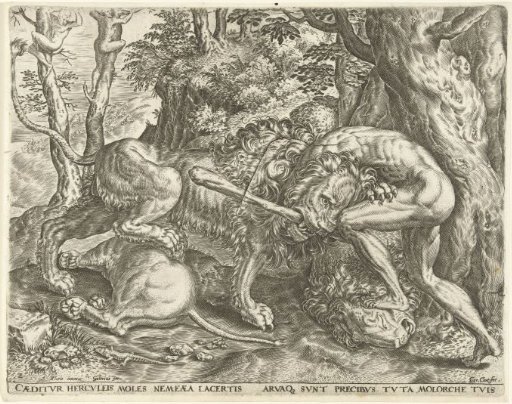 Hercules Strangles the Nemean Lion