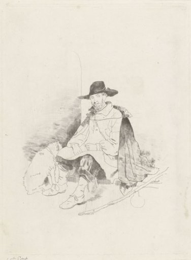 Resting traveller