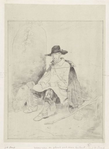 Resting traveller