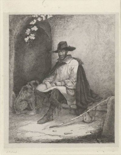 Resting traveller