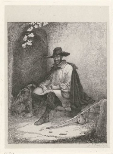 Resting traveller