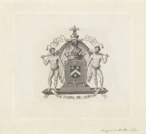 Coat of arms of the Zeeland family Huyssen van Kattendijke