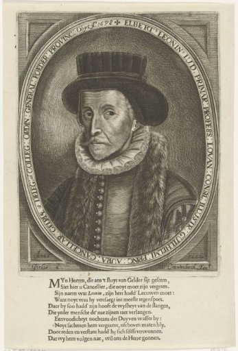 Portrait of Elbert de Leeuw